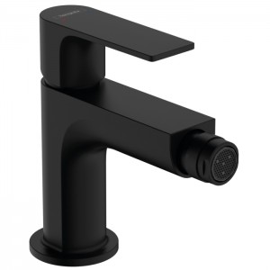 Hansgrohe Rebris S Смеситель для биде, 1 отв., с донным клапаном, цвет: черный матовый Hansgrohe Rebris S Смеситель для биде, 1 отв., с донным клапаном, цвет: черный матовый
