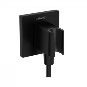 HG Шланговое подключение Hansgrohe FixFit E , цвет: черный матовый HG Шланговое подключение Hansgrohe FixFit E , цвет: черный матовый