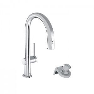 Hansgrohe Aqittura Смеситель для кухни, 1 отв., с вытяжным изливом 1jet и функцией фильтрации, цвет: хром Hansgrohe Aqittura Смеситель для кухни, 1 отв., с вытяжным изливом 1jet и функцией фильтрации, цвет: хром