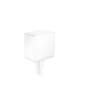 Hansgrohe Вывод воды для ручного душа с клапаном, цвет: белый матовый Hansgrohe Вывод воды для ручного душа с клапаном, цвет: белый матовый