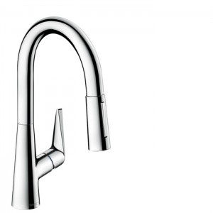 Hansgrohe Talis M51 Смеситель для кухни на 1 отв, поворотный излив: 18.5см с вытяжным душем, 2jet, h:15.2см, цвет: хром Hansgrohe Talis M51 Смеситель для кухни на 1 отв, поворотный излив: 18.5см с вытяжным душем, 2jet, h:15.2см, цвет: хром