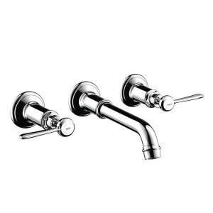 Axor Montreux, Смеситель для раковины на3 отверстия, с рычаговымирукоятками, СМ, внешняя часть, цвет: хром