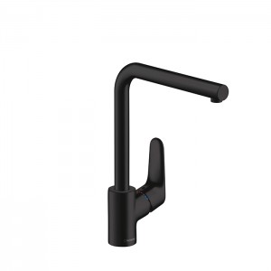 Hansgrohe Focus Кухонный смеситель для кухни, 280, однорычажный, цвет: черный матовый Hansgrohe Focus Кухонный смеситель для кухни, 280, однорычажный, цвет: черный матовый