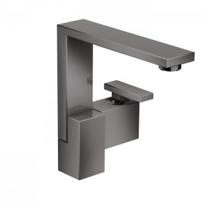 Axor Edge Смеситель для раковины, на 1 отв., с донным клапаном push/open, излив 175мм, цвет: черный