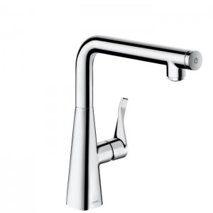 Hansgrohe Metris Select Смеситель для кухни на 1 отв, поворотный излив, цвет: хром Hansgrohe Metris Select Смеситель для кухни на 1 отв, поворотный излив, цвет: хром