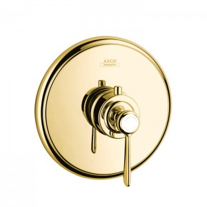Axor Montreux Термостат Highflow 59 л / мин, СМ, (рычажные рук.), внешняя часть, цвет: полированное золото