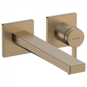 Hansgrohe Tecturis E Смеситель для раковины, встраиваемый, излив: 23см., цвет: бронза матовая Hansgrohe Tecturis E Смеситель для раковины, встраиваемый, излив: 23см., цвет: бронза матовая