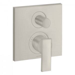 Axor Citterio Смеситель для ванны, встраиваемый, с переключателем потоков, цвет: сталь