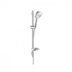 Hansgrohe Raindance Select E Душевой набор: штанга 65см., ручной душ 120, 3jet (Rain, RainAir, WhirlAir), мыльница, шланг, цвет: хром Hansgrohe Raindance Select E Душевой набор: штанга 65см., ручной душ 120, 3jet (Rain, RainAir, WhirlAir), мыльница, шланг, цвет: хром