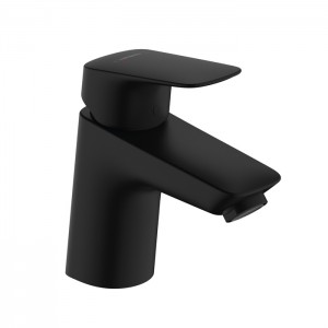Hansgrohe Logis Смеситель для раковины 70, однорычажный, со сливным гарнитуром, цвет: матовый черный Hansgrohe Logis Смеситель для раковины 70, однорычажный, со сливным гарнитуром, цвет: матовый черный