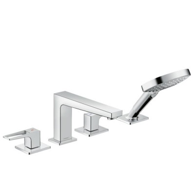 Hansgrohe Metropol Смеситель на борт ванны , на 4 отв., цвет: хром