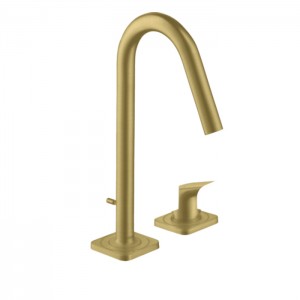 Axor Citterio M Смеситель для раковины, на 2 отв., с донным клапаном, цвет: шлифованная медь