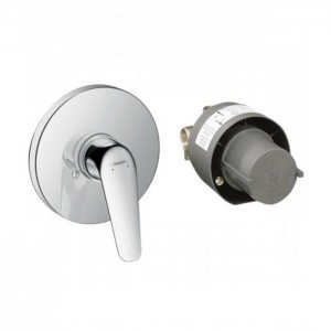 Hansgrohe Novus Набор со смесителем для душа, внешняя часть, цвет: хром Hansgrohe Novus Набор со смесителем для душа, внешняя часть, цвет: хром