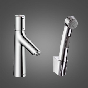 Hansgrohe Talis Select S, Смеситель для раковины с гигиеническим душем, с донным клапаном, Цвет: Хром Hansgrohe Talis Select S, Смеситель для раковины с гигиеническим душем, с донным клапаном, Цвет: Хром