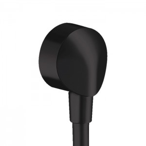 Hansgrohe Fixfit E Шланговое подсоединение 1/2", цвет: черный матовый Hansgrohe Fixfit E Шланговое подсоединение 1/2", цвет: черный матовый