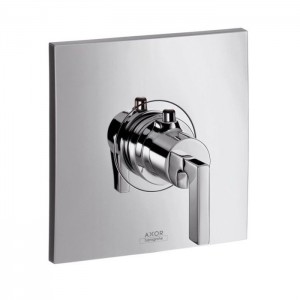 Axor Citterio, Термостат Highflow, с рычаговой рукояткой, СМ, внешняя часть, цвет: хром