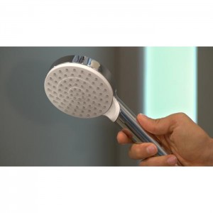 Hansgrohe Crometta 1jet Ручной душ 10см., с держателем, цвет: белый/хром Hansgrohe Crometta 1jet Ручной душ 10см., с держателем, цвет: белый/хром