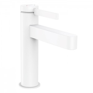 Hansgrohe Finoris Смеситель для раковины, 1 отв., с донным клапаном, цвет: белый матовый Hansgrohe Finoris Смеситель для раковины, 1 отв., с донным клапаном, цвет: белый матовый