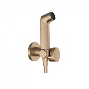 Hansgrohe Bidette E Гигиенический душ со смесителем, держатель, цвет: бронза Hansgrohe Bidette E Гигиенический душ со смесителем, держатель, цвет: бронза