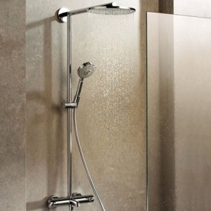 Hansgrohe Raindance Select S, Душевая система 240 Showerpipe для ванны, поворотный держатель 450 мм, цвет: Хром Hansgrohe Raindance Select S, Душевая система 240 Showerpipe для ванны, поворотный держатель 450 мм, цвет: Хром