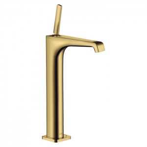 Axor Citterio E Смеситель для раковины 250, на 1 отв., высокий, цвет: полированное золото